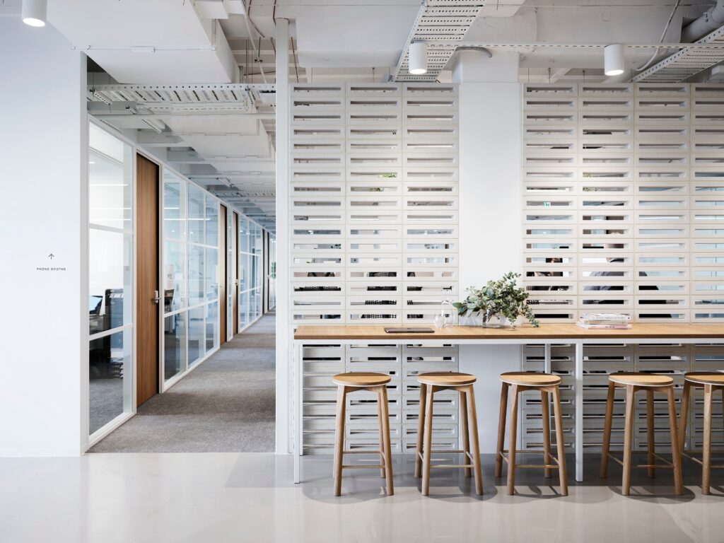 Luxury kitchen with island and pendant lights
